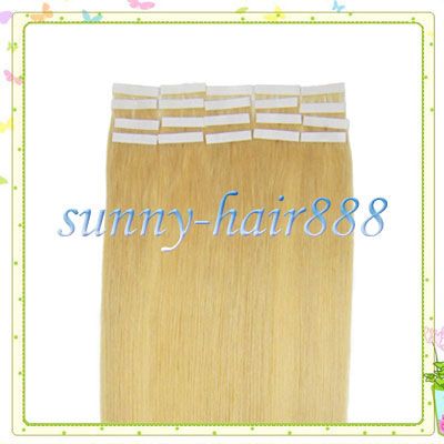 16 Remy Tape skin human hair extensions#24,30g &20pcs  