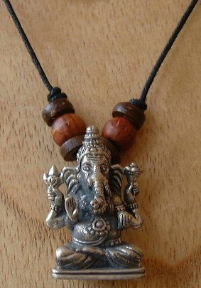 Brass Ganesh necklace