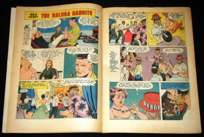 SEA Hunt #8, DELL Comics 1961   LLOYD Bridges COVER  