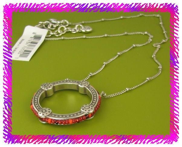 BRIGHTON RED GLOBAL DREAM Necklace Bracelet Earring SET  