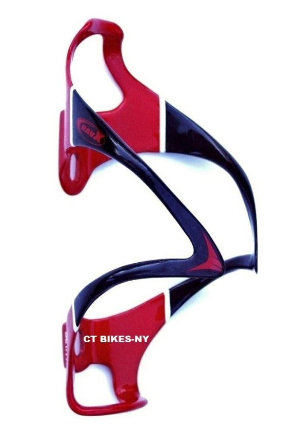   RavX Beta X Carbon Bottle Cages Split Red ( Black/RED )  