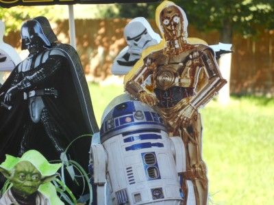 Star Wars Inspired Cake Topper Centerpiece Birthday Darth Vader Storm 