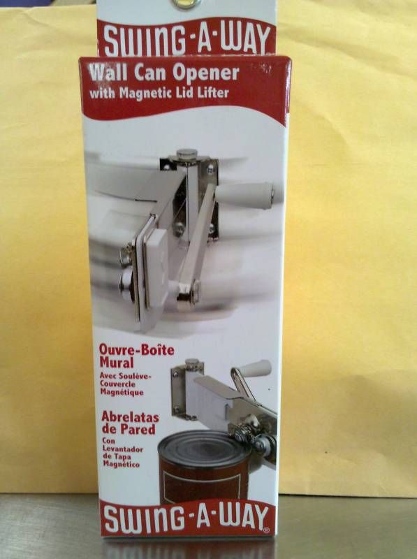 Swing Away White Wall Mount Can Opener 609W  