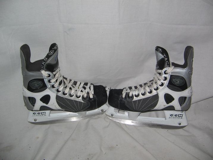 Used CCM Ultra Tacks Size 3 Ice Hockey Skates  