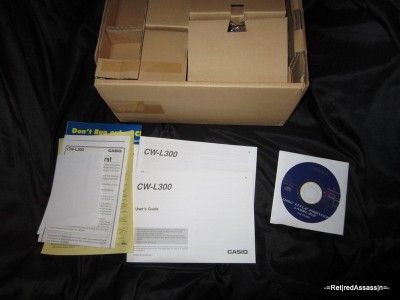   CW L300 Direct Thermal Printer Print Disc Title DVD/CD Labels Keyboard