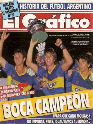 BOCA JUNIORS CHAMPION 1991 RARE Argentina Magazine  