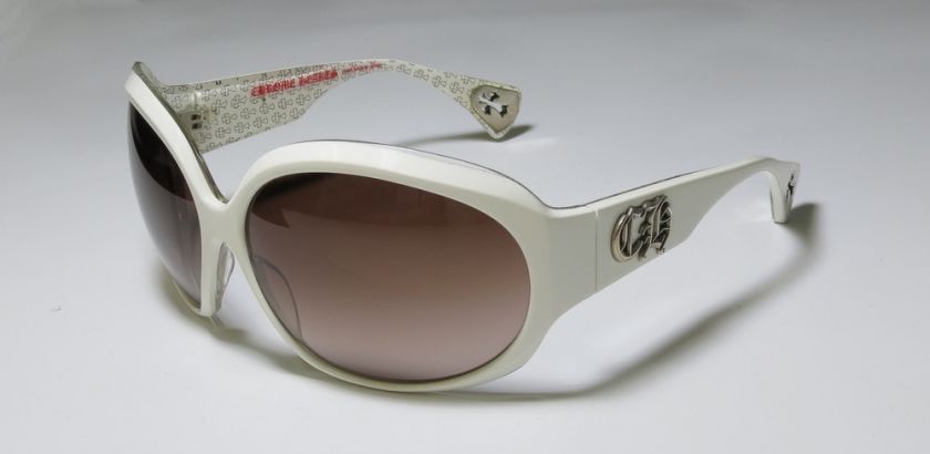 NEW CHROME HEARTS SWEET YOUNG THANG I WHITE/BROWN SUNGLASS/SHADES 