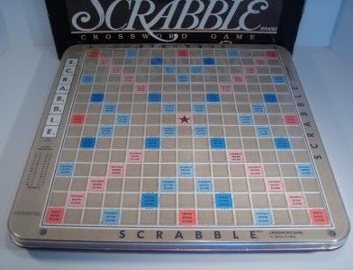 1989 Deluxe Edition Scrabble Crossword Board Word Tile Game by MIlton 