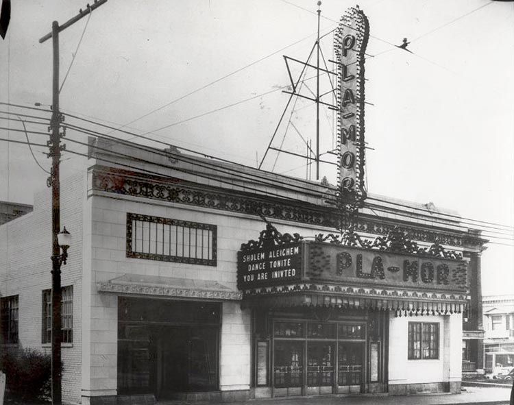 Entrance to the Pla Mor Ballroom. (Dave E. Dexter Collection)