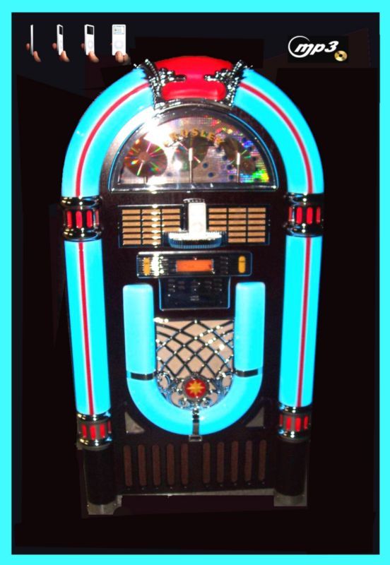 Crosley iPod CR12 2 iJuke Deluxe CD Jukebox WITH STAND  