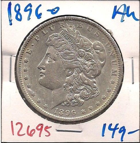 1896 O Morgan Liberty Silver Dollar AU #12695+  