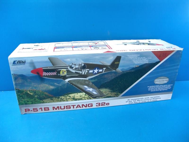 B5 E flite P 51B Mustang 32e ARF Electric R/C RC Airplane Kit EFL4575 