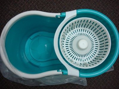   Spin Magic Mop & Bucket +2 mop heads As seen on Tv NO foot Pedal need