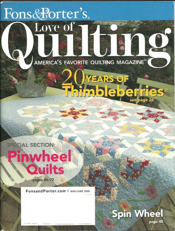 Fons & Porters Love of Quilting Magazine May June 2008  