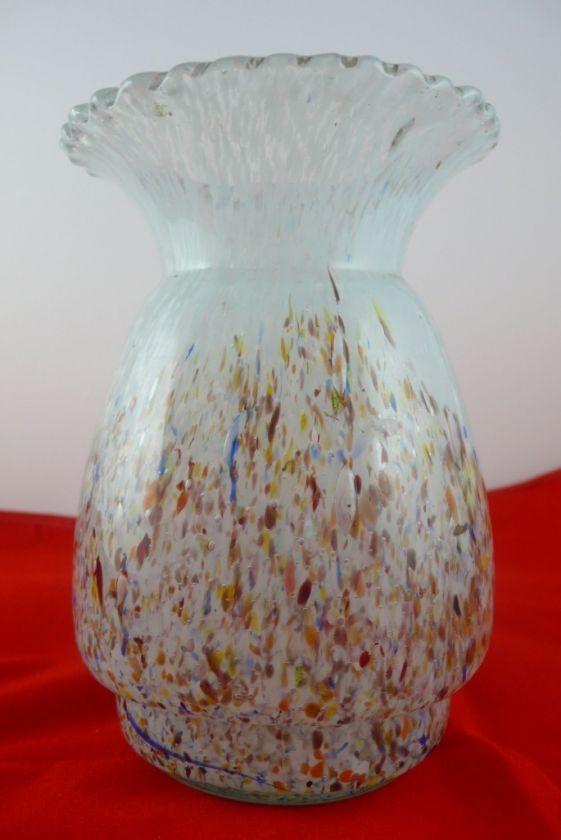 Art Deco Glass vase from Czechoslovaki (S1316)  