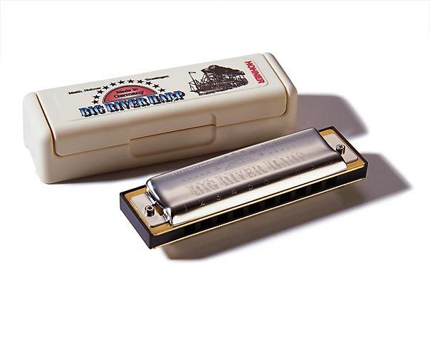 HOHNER BIG RIVER 590 HARMONICA Db HARP BRAND NEW CASE  