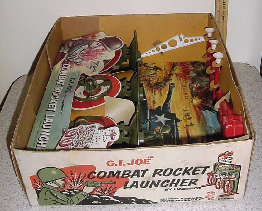 RAREST VINTAGE HASBRO GI JOE TOY EVER COMBAT ROCKET LAUNCHER DART GUN 