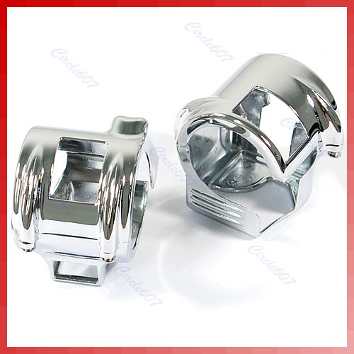 Chrome Switch Housings For Honda VTX 1800 2002 2007 New  