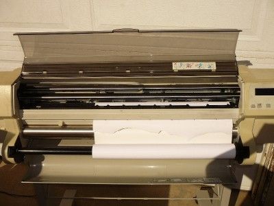 HP DESIGNJET 750C PLUS COLOR INKJET WIDE FORMAT PLOTTER PRINTER C4709B 