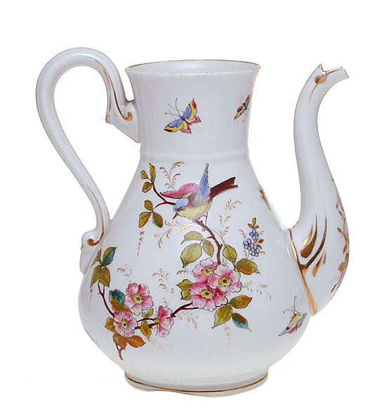 Hungarian antique porcelain coffee pot.