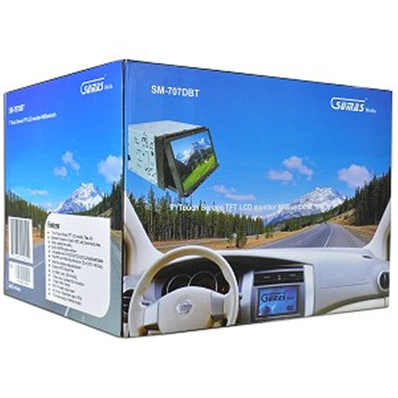 Sumas SM 707DBT Touchscreen In Dash Panel Car DVD/V  