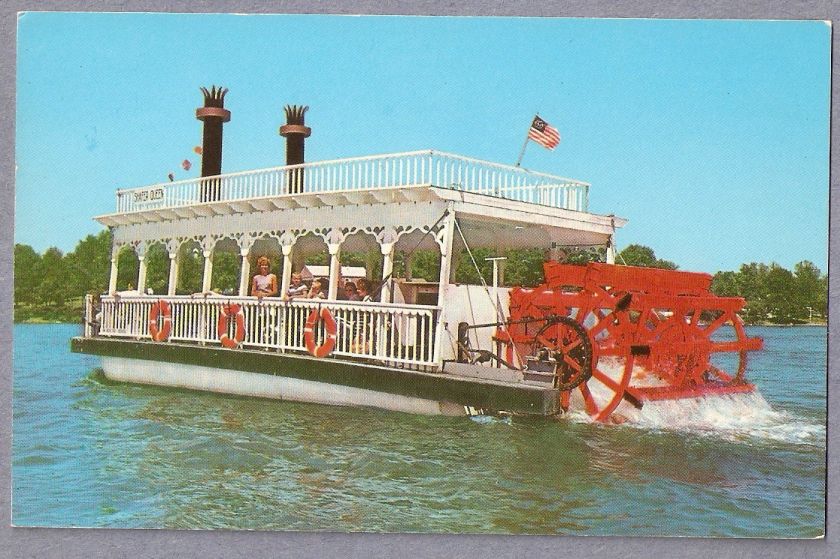 SHAFER QUEEN INDIANA BEACH c1960s passenger cruise boat  