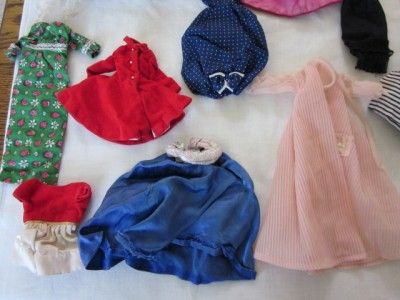 LARGE LOT OF VINTAGE BARBIE DOLLS WITH MANY ACCESSORIES 1960 1966 SEE 