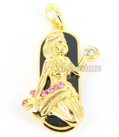 8GB Mini Virgo USB 2.0 Flash Drive with Crystal   Zodiac Series  