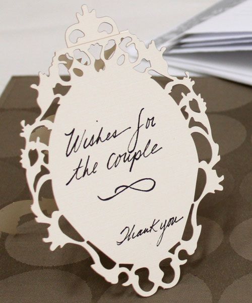 Wedding Laser Expressions Large Oval Baroque Frame Folded Signage 