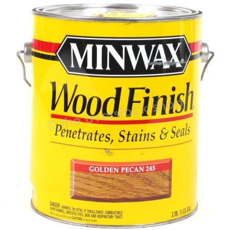 Gallon of Minwax Wood Finish Stain   GOLDEN PECAN  