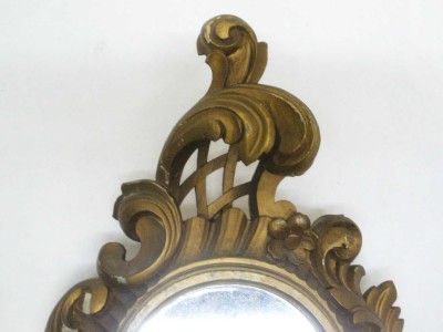 Italian pair of 1920s Gilded Mirrors  