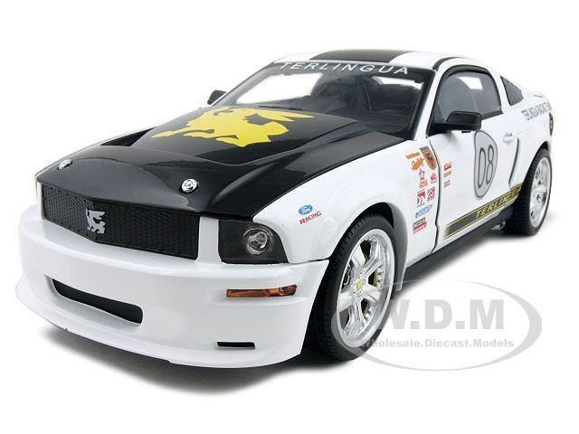 2008 SHELBY MUSTANG TERLINGUA WHITE 118 MODEL CAR  