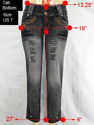 Lay the pants flat and measure the both ends of the multiply 2