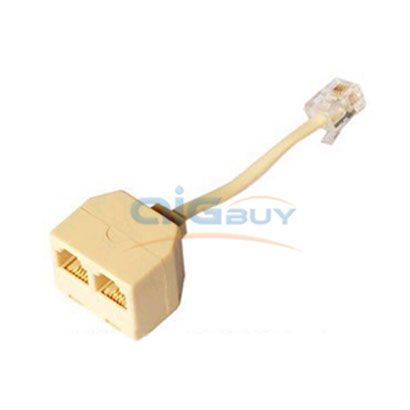 Port RJ11 Ethernet Network Connector Splitter Adapter UK  