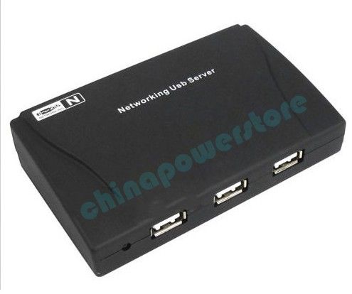 USB 4 Ports Print Network Server Printer Share Hub Win7  