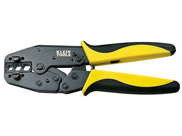 Image of Klein VDV212 803 Ratcheting Crimper with Die Set