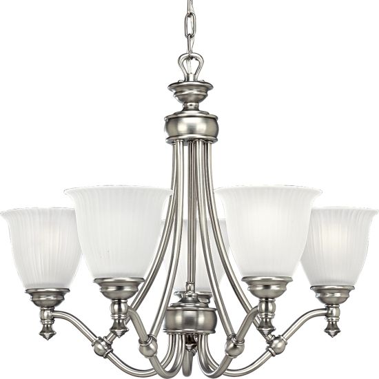 Renovations 5 Light Antique Nickel Chandelier 25 W Progress Lighting 