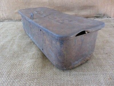   Tractor Toolbox  Antique Old Iron Tool Box Farm Equipment 6745  