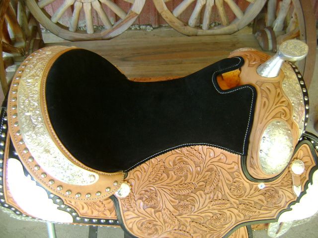   NEW 16 MONTANA WESTERN SILVER SHOW PARADE WESTERN SADDLE  