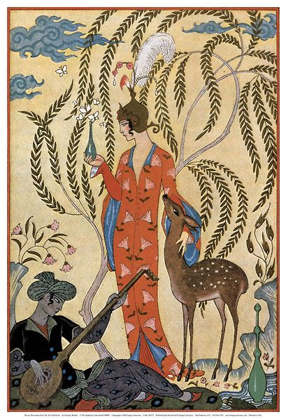 Persia Georges Barbier Vintage Poster Print  