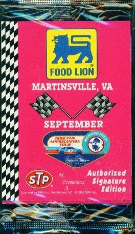 50 lb. CASE) NASCAR STP Food Lion Richard Petty Cards  