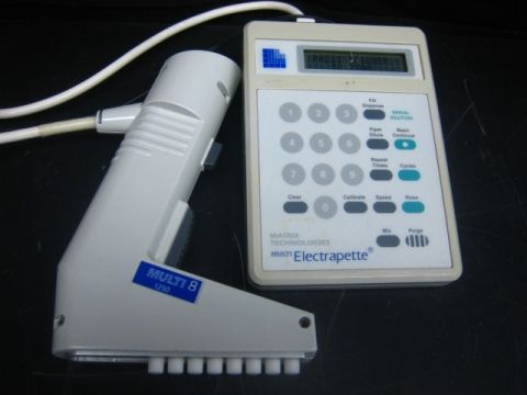 MATRIX Multi 8 Electrapette Pipette 1250 25 1250uL  