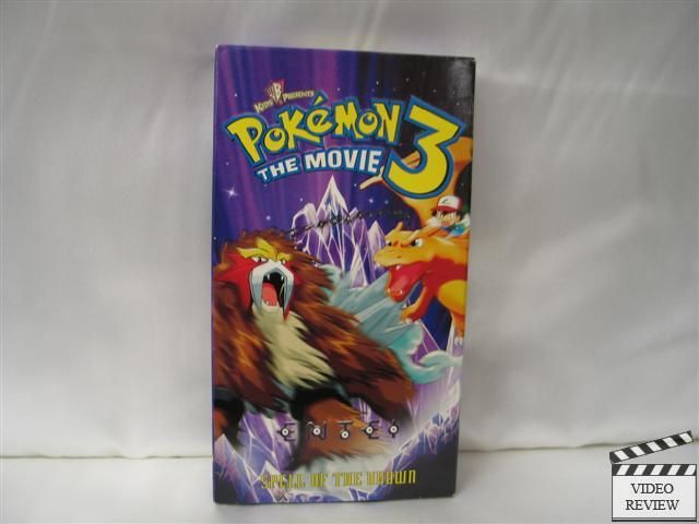 Pokemon The Movie 3 Spell of the Unown VHS  