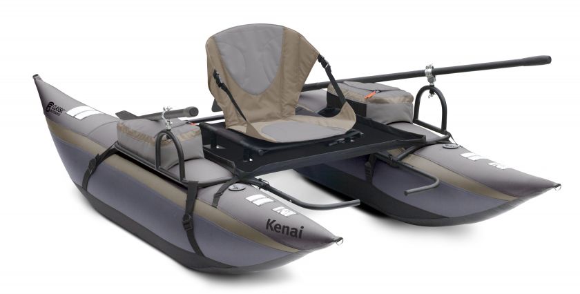 Kenai 8 Transportable Compact Pontoon Boat for fishing  