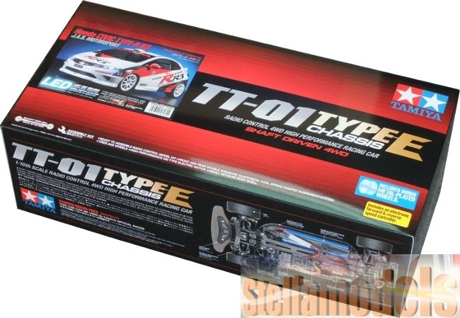 58480 TAMIYA TT 01E JAS Honda Civic Type R R3 w/ESC+LED  