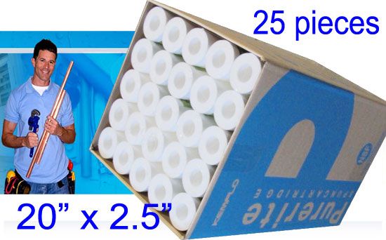   Sediment Water Filters 20 x 2.5 Whole House RO DI Value Pack  