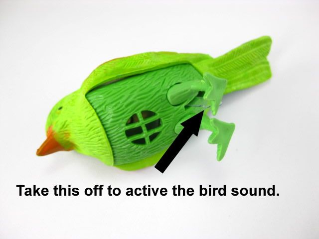 Funny Sound Voice Activate Sing Singing Bird Toy Gift  