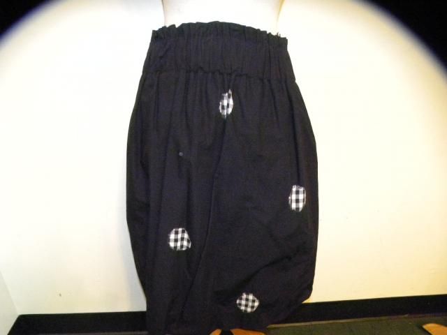 Sonia Rykiel Black Pleated Bubble Skirt M CUTE  