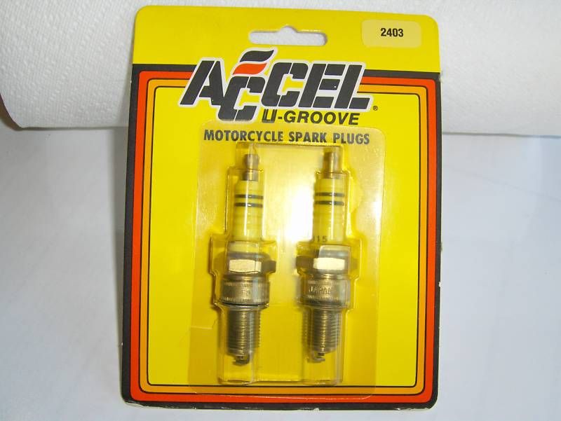 ACCEL PERFORMANCE U GROOVE SPARK PLUGS HARLEY SHOVELHD  