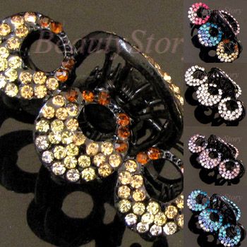 you are buying one piece of gorgeous medium size metal hair claw clip 